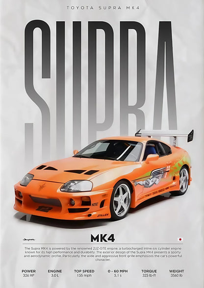 Colección póster coche deportivos [ DripGarage ]