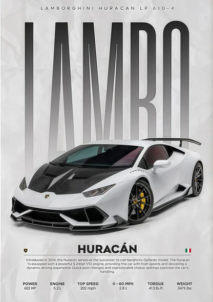 Colección póster coche deportivos [ DripGarage ]